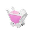 EB177 - Pink Pram stroller - baby girl bead